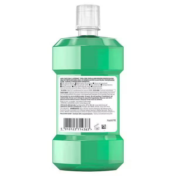 Listerine Teeth And Gum Mouthwash 500ml, UK version