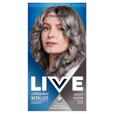 Schwarzkopf LIVE Permanent Silver Hair Dye Dusty Silver