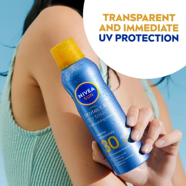 NIVEA sun cream mist SPF30 Protect Refresh 200ml, imported from the UK