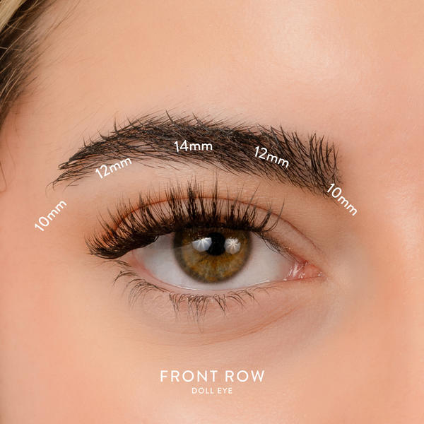 House of Amor false eyelashes C Curl 8mm Extra Short, UK version