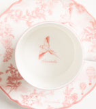 Harrods Fine Bone China Toile Espresso Cup and Saucer