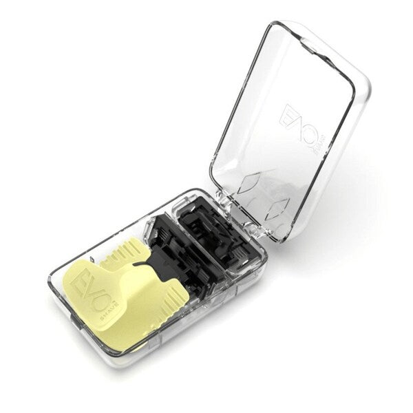 EvoShave series 3 razor starter pack pastel yellow - British product