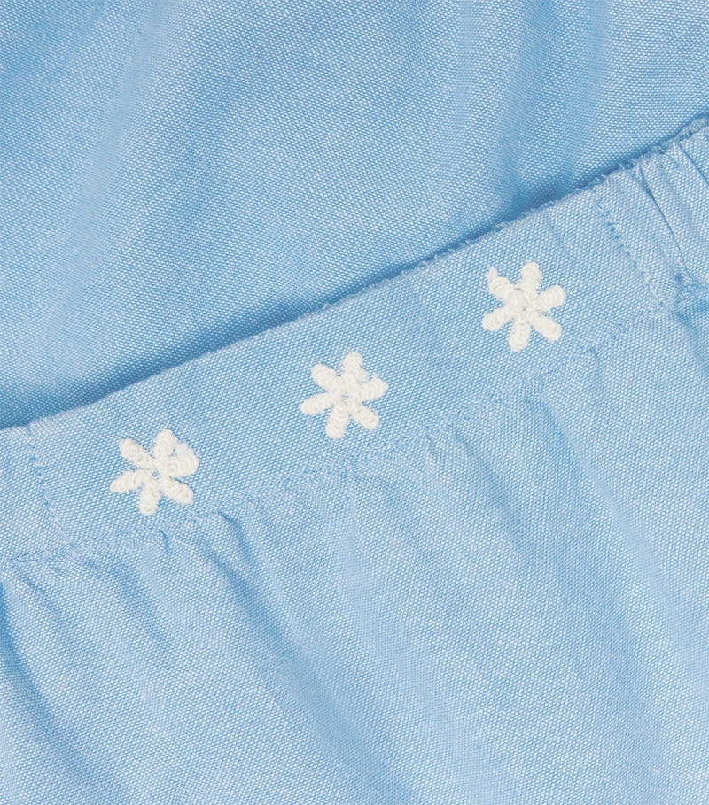 Louise Misha Cotton Lace-Trim Floreli Baby Trousers 3-24 Months, UK version