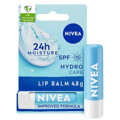 NIVEA 24H Moisture Hydro Care Lip Balm SPF 15 4.8g