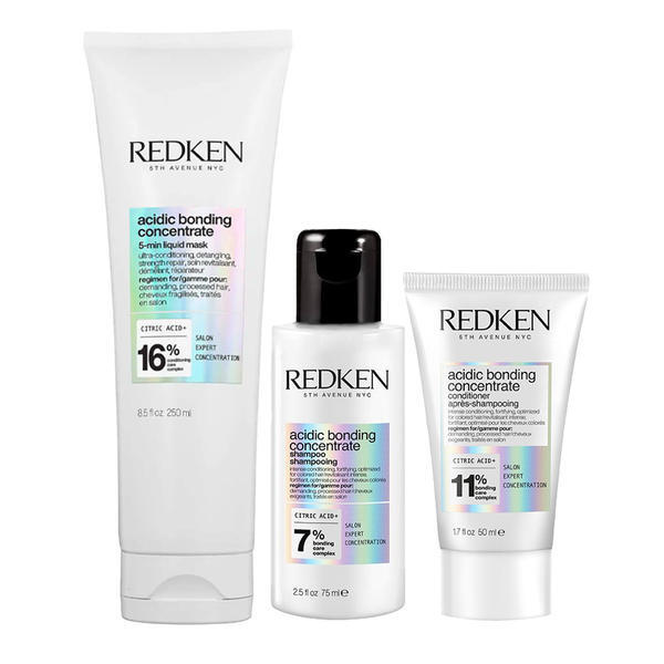 Redken Acidic Bonding Concentrate hair care set imported from the UK