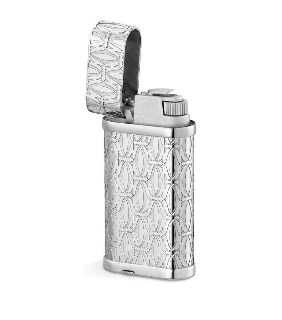 Cartier Palladium Double C de Cartier Lighter - British product