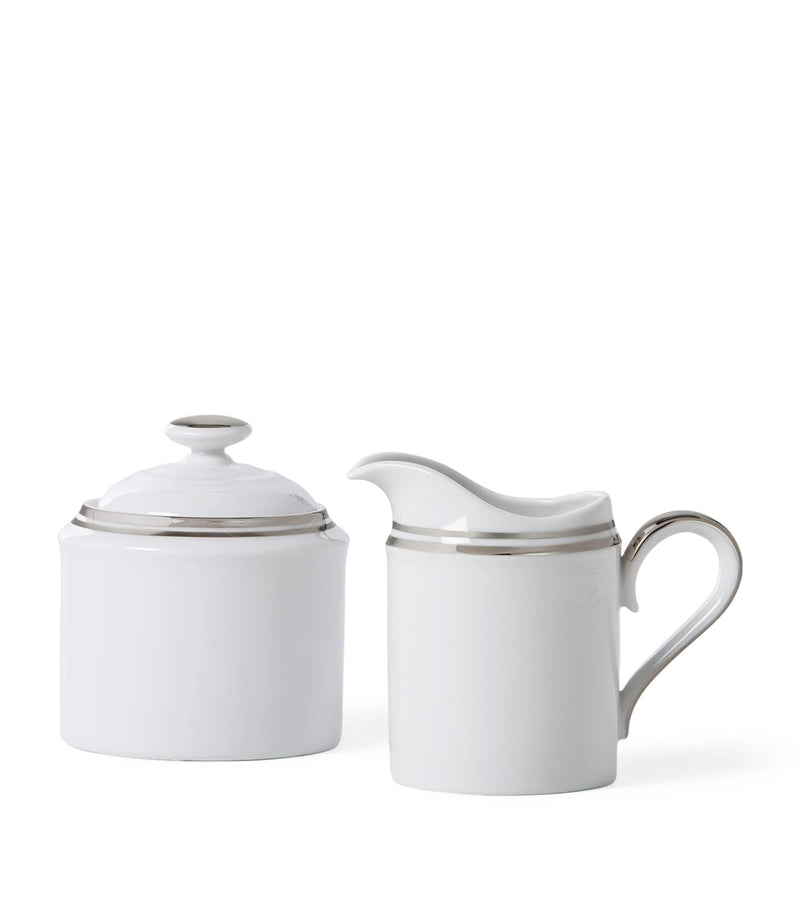 Ralph Lauren Home Wilshire creamer jug and sugar pot set, imported from the UK