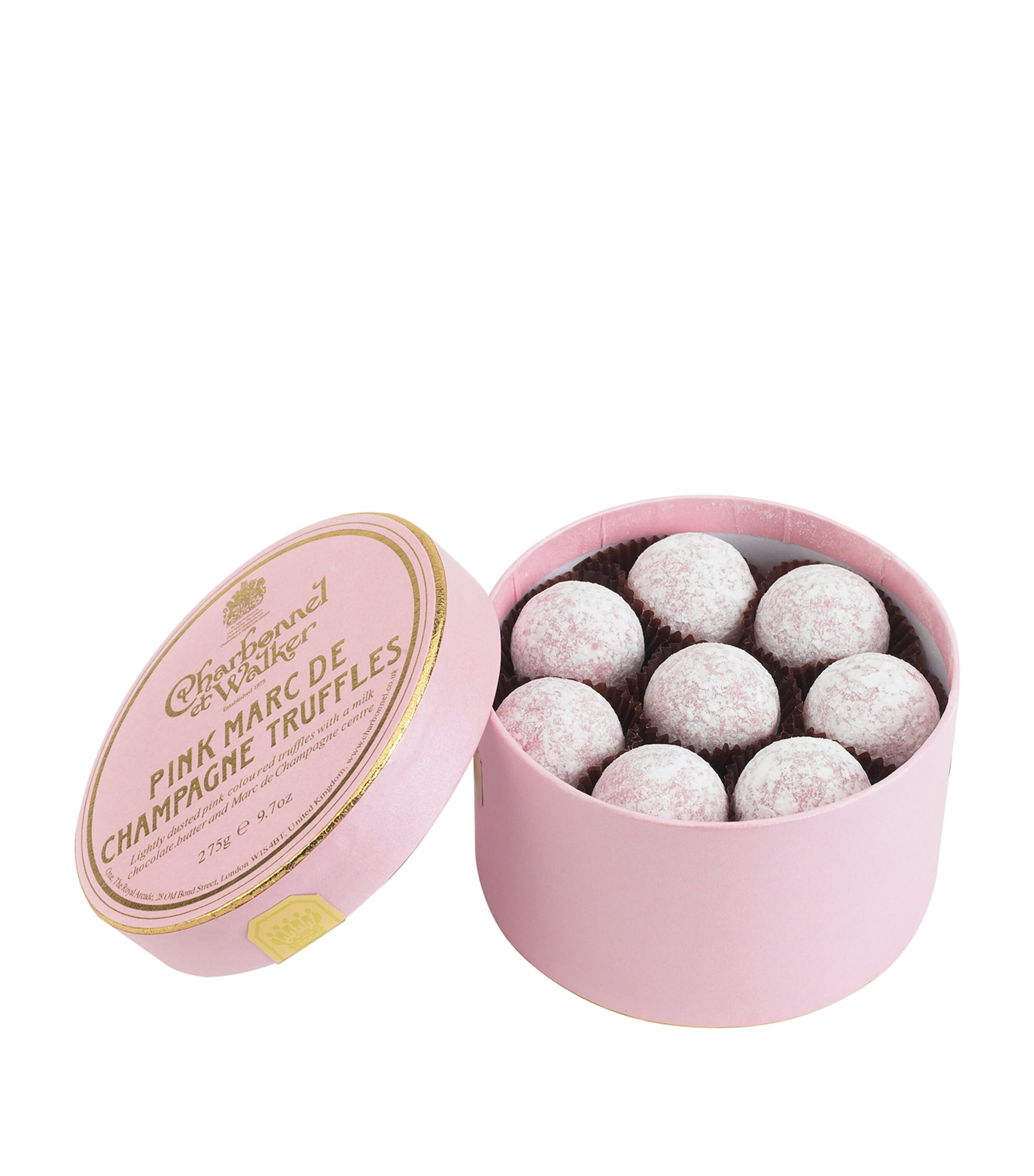 Charbonnel et Walker Pink Marc de Champagne Truffles (275g)