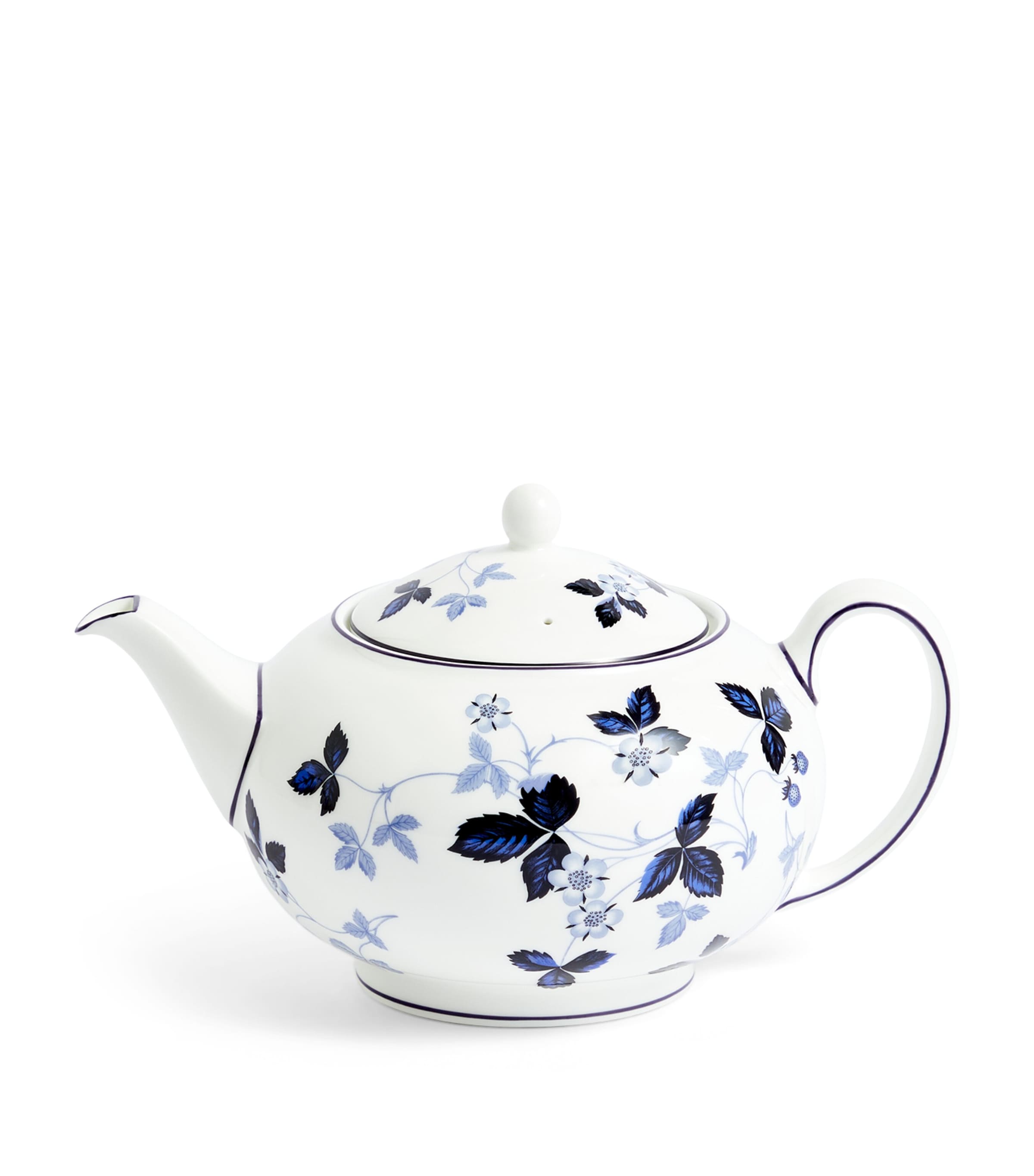 Wedgwood Wild Strawberry Inky Blue teapot (British brand)