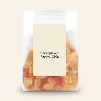 Holland & Barrett Pineapple Papaya Chunks Dried Fruit 210g