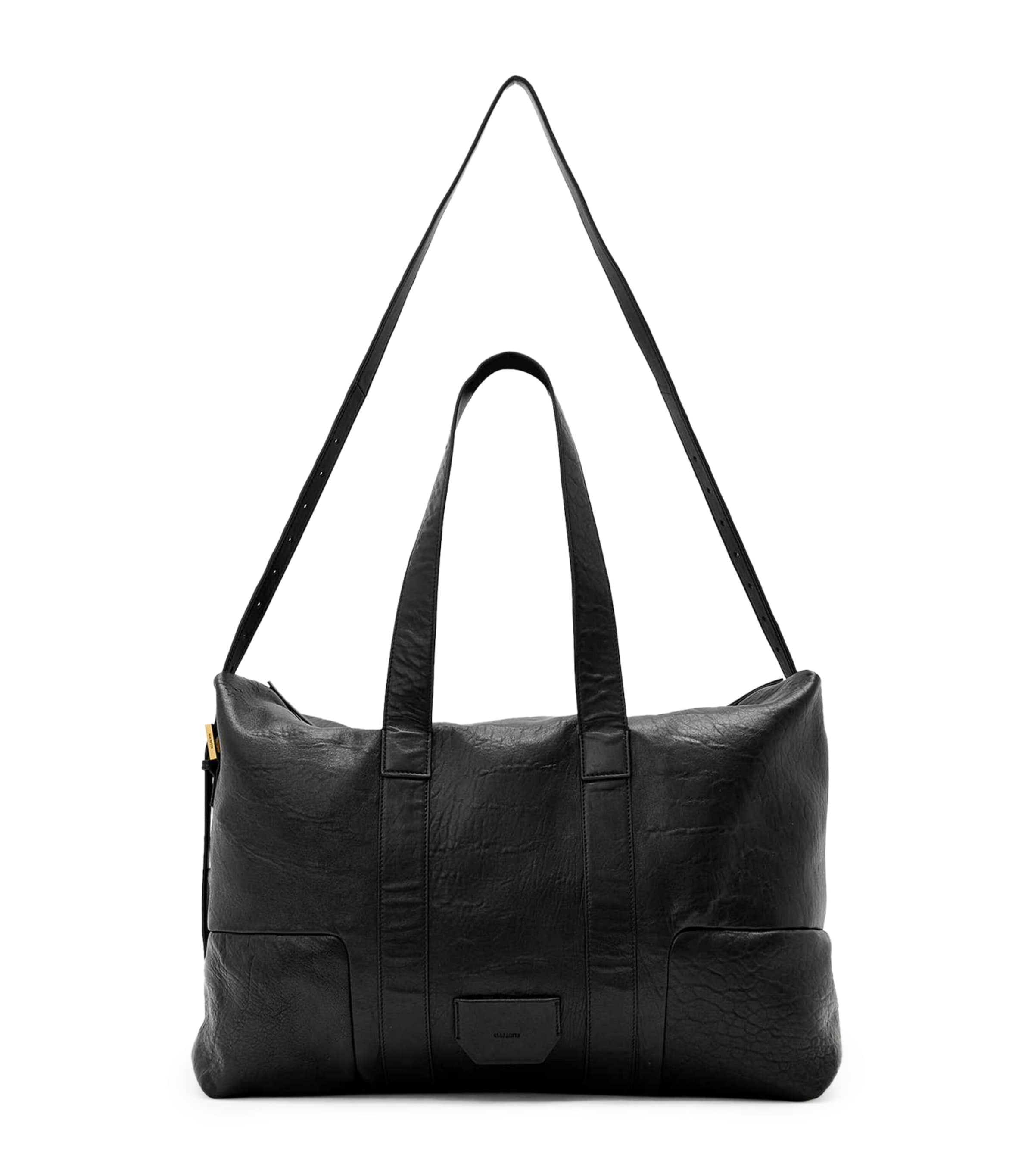 AllSaints Leather Ares Holdall - British product