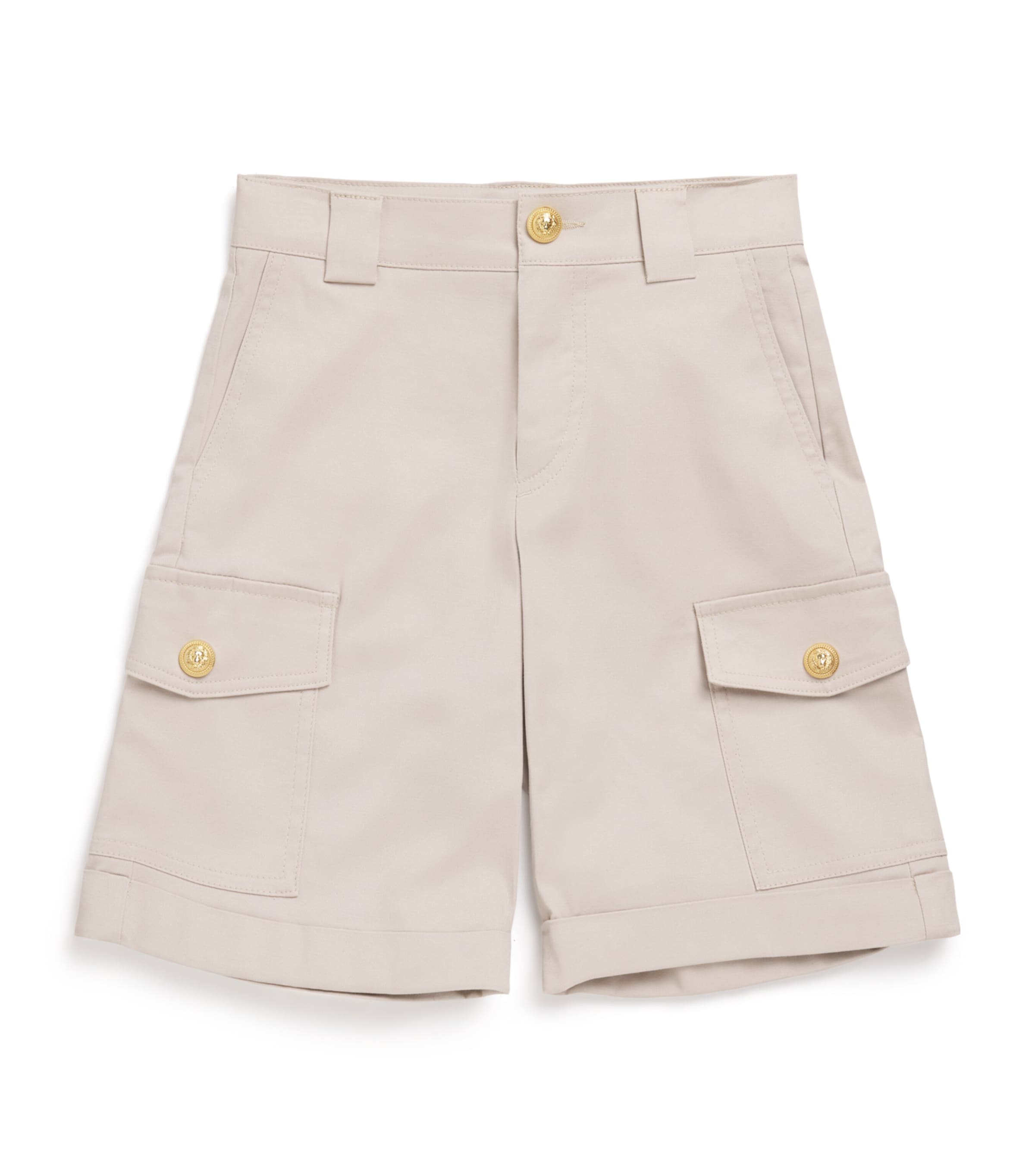 Balmain kids cotton-blend chino shorts 4-14 years - British product