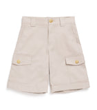 Balmain kids cotton-blend chino shorts 4-14 years - British product
