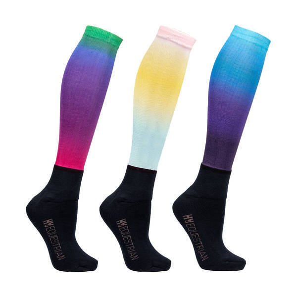 Women's Ombre Socks Pack of 3 Size 4-8, UK version