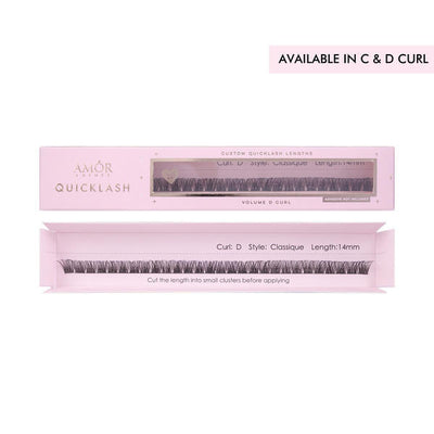 House of Amor Classique False Eyelashes Natural C Curl 10mm Short Pre-Cut