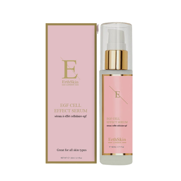 ErthSkin EGF Serum Rose Oil Skincare Set 60ml 30ml - British product