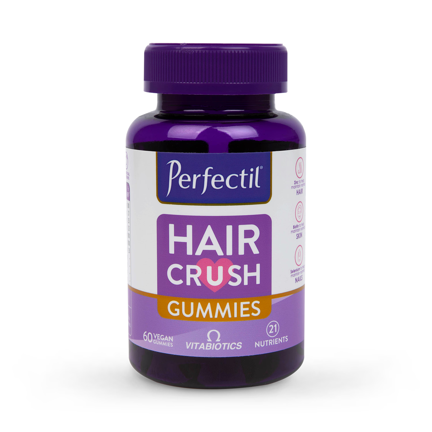Vitabiotics Hair Gummies Mixed Berry 60 Pieces (British brand)