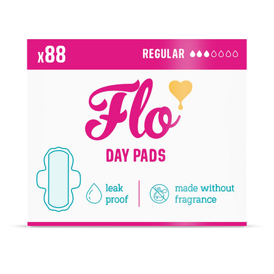 Flo Bamboo Dagsbind med vinger Superabsorberende 88-pakning