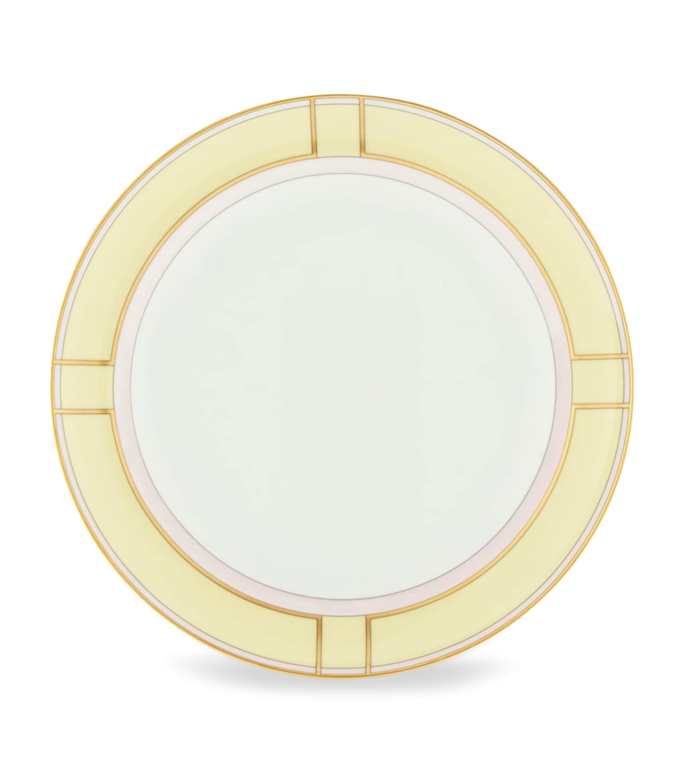 GINORI 1735 porcelain Colonna Diva Giallo side plate 24cm, UK version