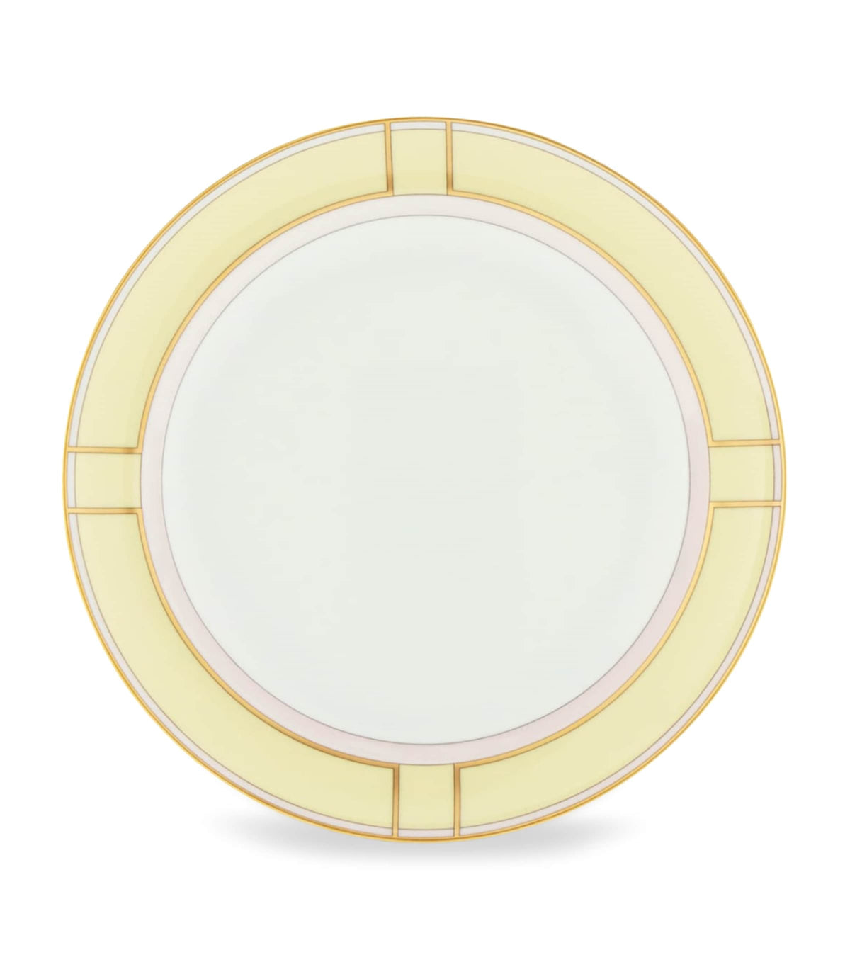 GINORI 1735 porcelain Colonna Diva Giallo side plate 24cm, UK version