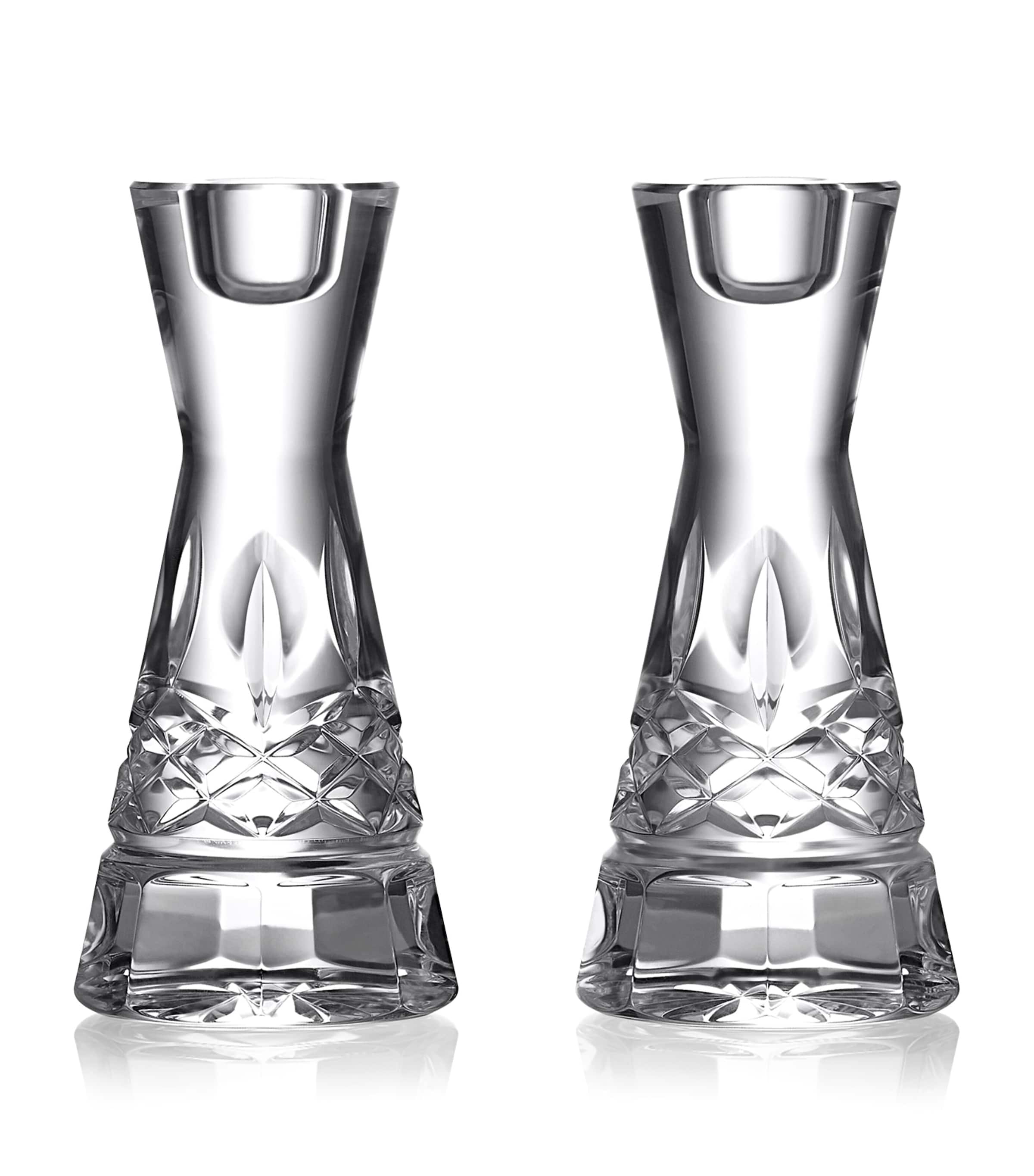 Waterford Set of 2 Lismore Essence Candlesticks (15cm)