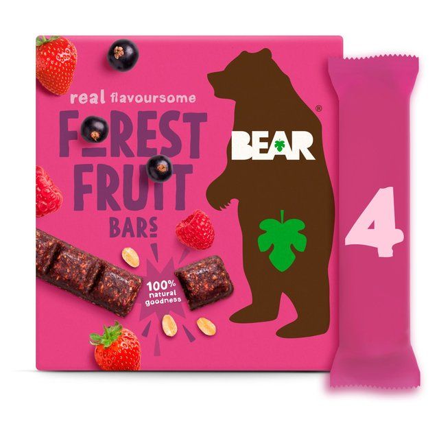 BEAR Bars Forest Fruit Multipack   4 x 27g - McGrocer
