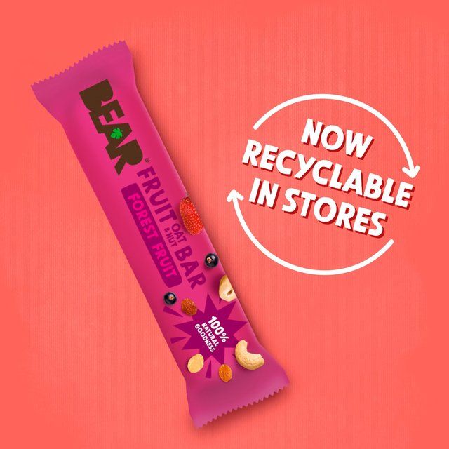 BEAR Bars Forest Fruit Multipack   4 x 27g - McGrocer