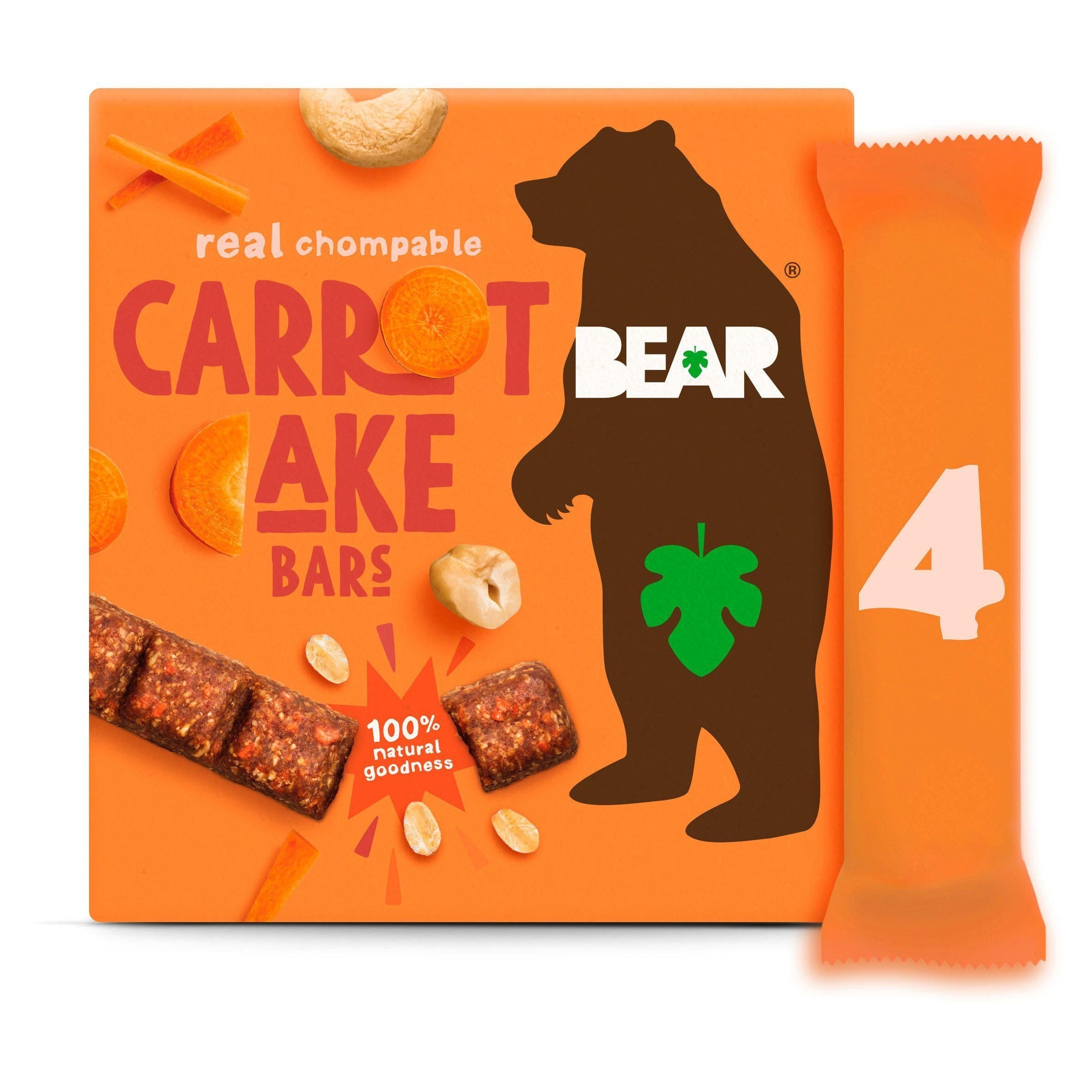Bear Carrot Cake Bars  4x27g - McGrocer