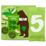 BEAR Fruit Yoyos Apple Multipack   5 x 20g - McGrocer