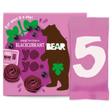 BEAR Fruit Yoyos Blackcurrant Multipack   5 x 20g - McGrocer