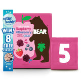 BEAR PAWS Fruit Shapes Raspberry & Blueberry Multipack x5 20g - McGrocer