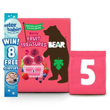Bear Treasures Kids Snack 3+ Years Berry Flavour   5 x 20g - McGrocer