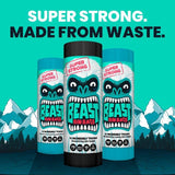 BEAST Incredibly Tough Drawstring Bin Bags 70L   10 per pack - McGrocer