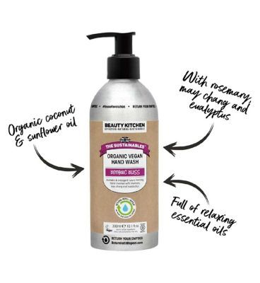 Beauty Kitchen The Sustainables Botanic Bliss Organic Vegan Hand Wash 300ml - McGrocer