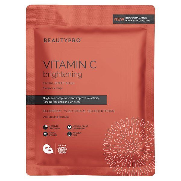 Beautypro Vitamin C Brightening Sheet Mask 22ml - McGrocer