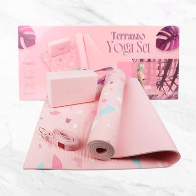 Kit de démarrage Yoga Myga, lot Fitness Terrazzo