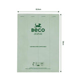 Beco Compostable Dog Poop Bags Unscented   60 per pack - McGrocer