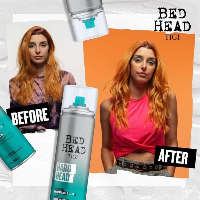 Bed Head by TIGI Hard Head Hairspray for Extra Strong Hold   385ml - McGrocer