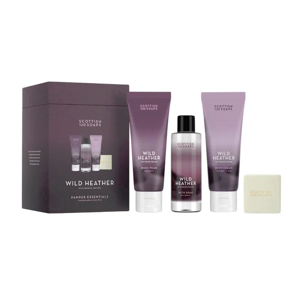 Scottish Fine Soaps Wild Heather Pamper Gift Set (British brand)