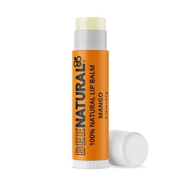 Bee Natural - 100% Natural Moisturising Lip Balm, Mango-4.2g - McGrocer