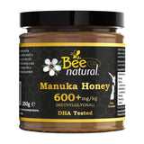 Bee Natural Manuka Honey 600+mg/kg Methylglyoxal   250g - McGrocer