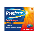 Beechams Max Strength All In One Cold & Flu Capsules x16 - McGrocer