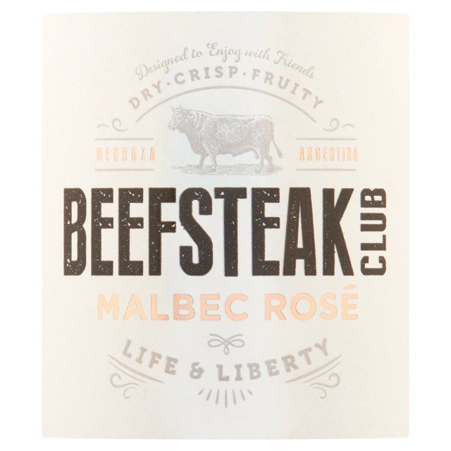 Beefsteak Club Malbec Rose   75cl - McGrocer