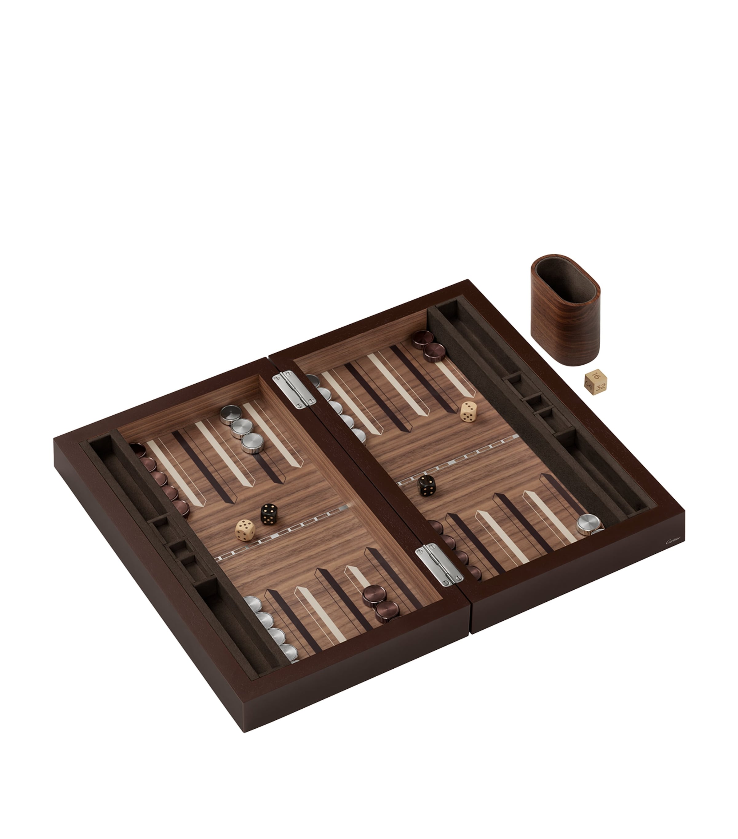 Cartier Santos de Cartier backgammon set - British product