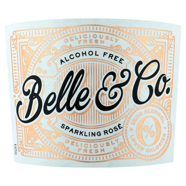 Belle & Co Rose Alcohol Free Sparkling Wine   75cl - McGrocer