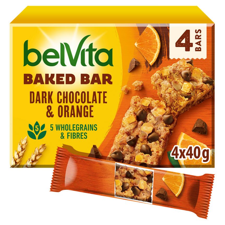 Belvita Baked Bar Dark Chocolate & Orange - McGrocer