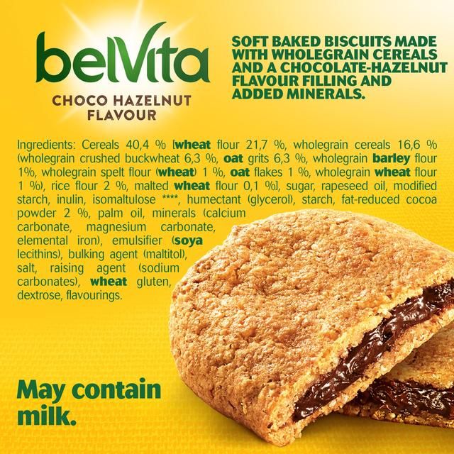 Belvita Choco Hazelnut Soft Bakes Breakfast Biscuits   5 x 40g - McGrocer