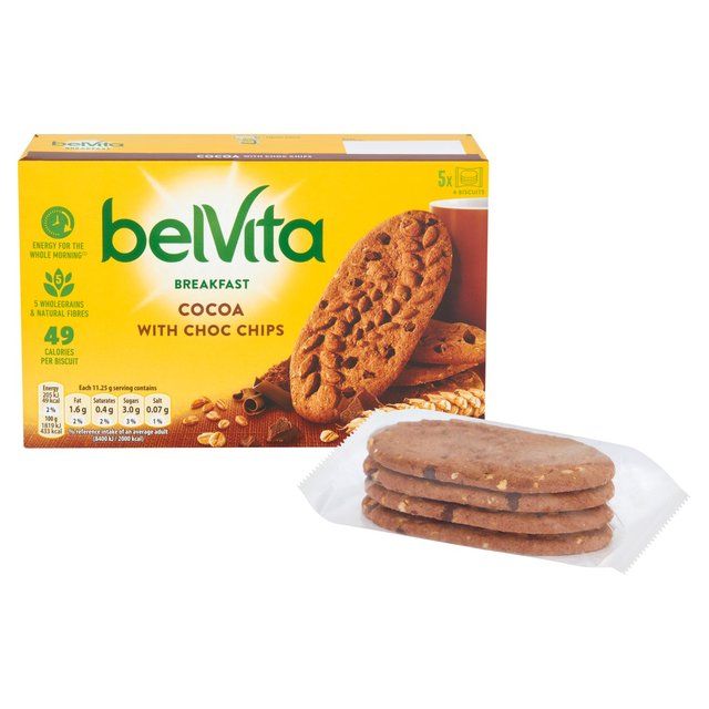 Belvita Cocoa Choc Chips Breakfast Biscuits    5 per pack - McGrocer