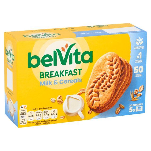 Belvita Milk & Cereals Breakfast Biscuits    5 per pack - McGrocer
