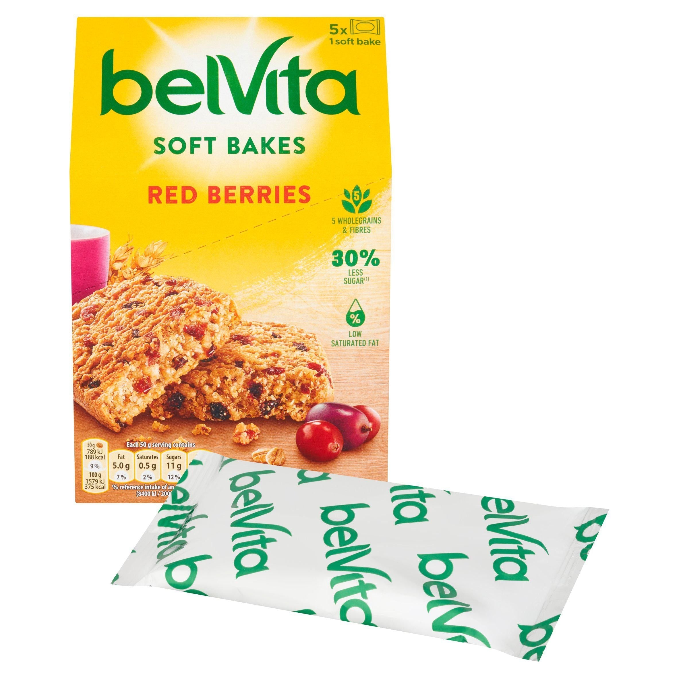 Belvita Soft Bakes Red Berries 250g - McGrocer